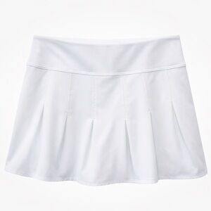 Athleta White Pleated Tennis Skort Small Golf Pickleball EUC